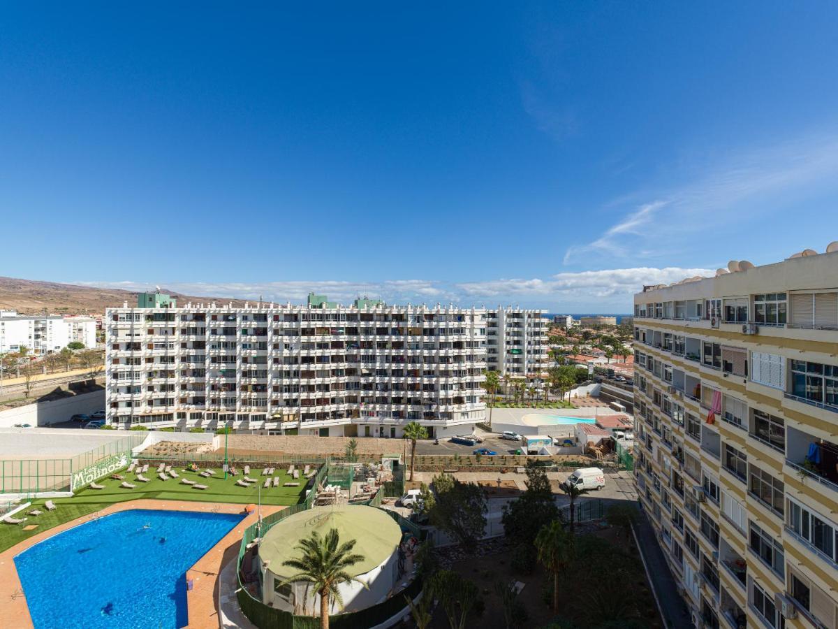 Top Floor Sea View Central Holiday Home Maspalomas  Exteriér fotografie